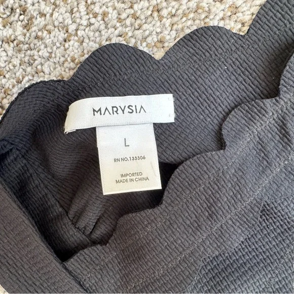 NWOT Marysia Swim Wide Santa Clara Bikini Top - Picture 4 of 9